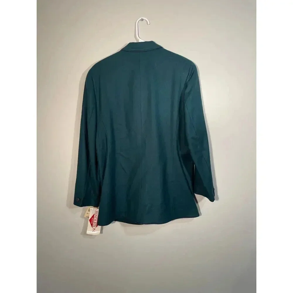Pendleton Deadstock Forest Green 100% Virgin Wool Blazer‎